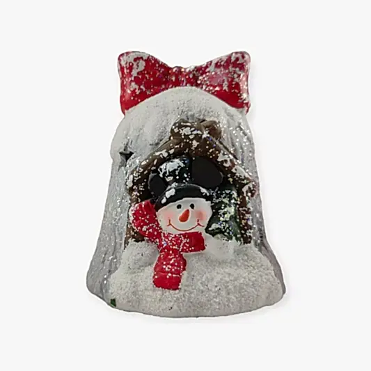 Led Işıklı Yeni Yıl Konseptli Biblo 9x11 cm