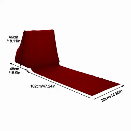 Şişme Şezlong Kırmızı
