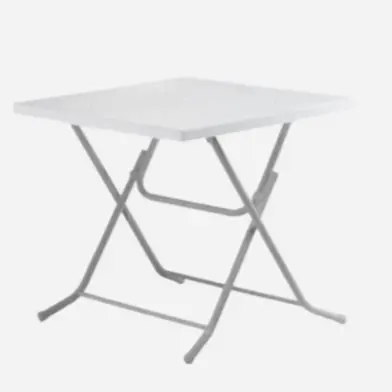 Heniver Volo 80x80 Cm Katlanır Masa Beyaz