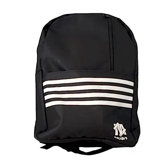 Mubo Tam Astarlı Dayanıklı Orta Okul Lise Sırt Çantası Siyah