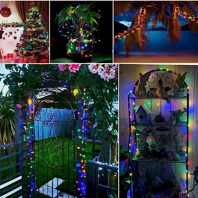 Solar 100 LED 10 Metre Dekoratif İç Mekan Dış Mekan Aydınlatma