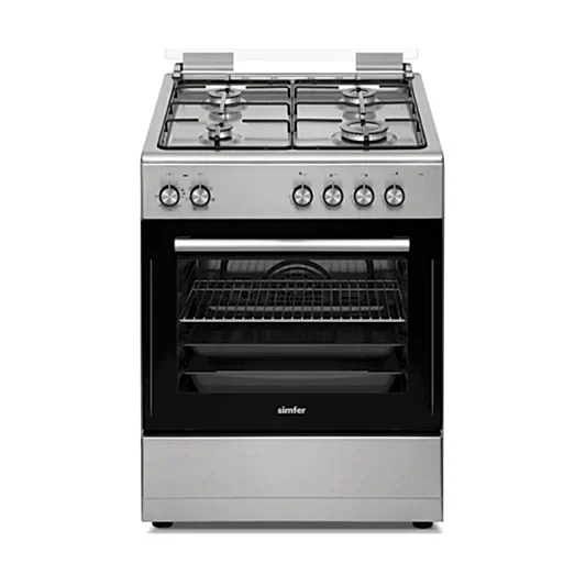 Simfer 56 Litre 4 Gözlü Multi Turbo Fırın Inox