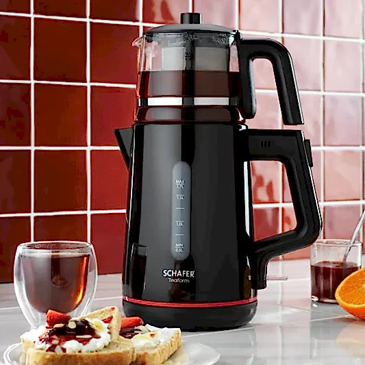 Schafer Teaform 1500 W Çay Makinesi Siyah