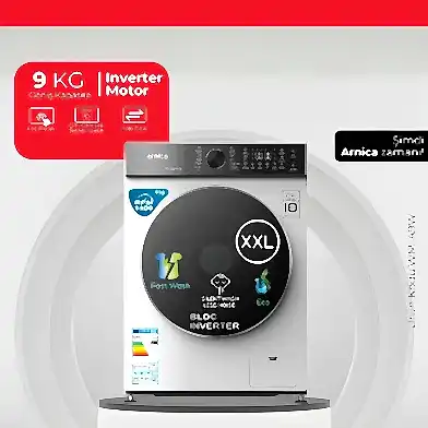 Arnica 9 Kg Inverter Çamaşır Makinesi