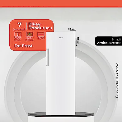 Arnica 290 Lt 7 Çekmece Derin Dondurucu Beyaz