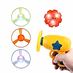 Işıklı Uçan Halka Oyuncağı Sarı