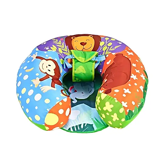 Aslan Desenli Oyuncaklı Bebek Destek ve Oturma Minderi