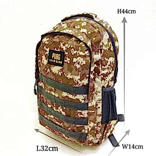 PUBG 44x32cm Kamuflaj Sırt Çantası