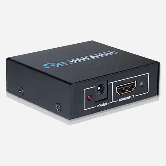 QPort Full HD 1 Giriş 2 Çıkışlı HDMI Splitter Sinyal Çoğaltıcı QSPL2