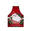 Noel Baba Temalı Yıldızlı Mutfak Önlüğü 70x55 cm