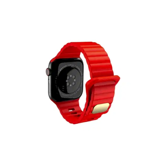 Sunix Watch 42mm / 44mm / 45mm/ 49mm Uyumlu Akıllı Saat Kordonu Kırmızı