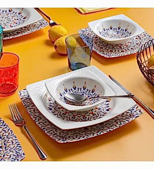 Schafer Earth Yemek Takımı 24 Parça Lacivert