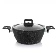 Schafer New Savor Yanmaz Yapışmaz 7 Parça Tencere Seti Siyah