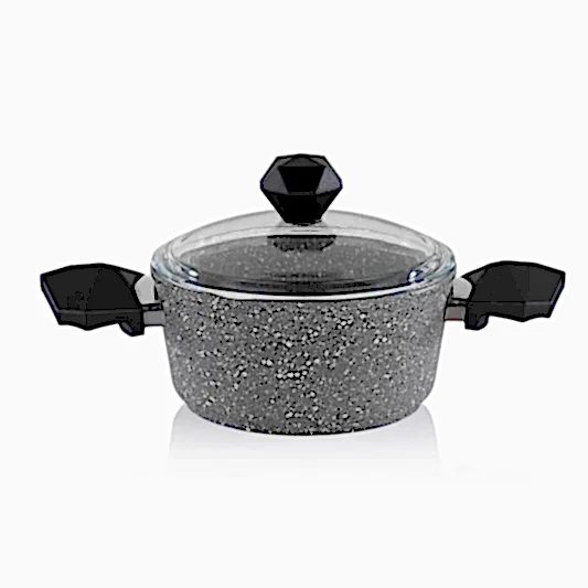 Schafer Cory 28 Cm Yanmaz Yapışmaz Derin Tencere Gri