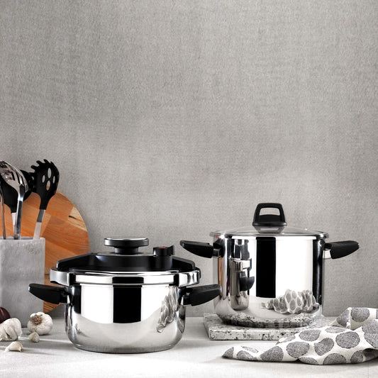 Schafer Compact İkili 6.5 + 4 Lt Düdüklü Tencere Takımı