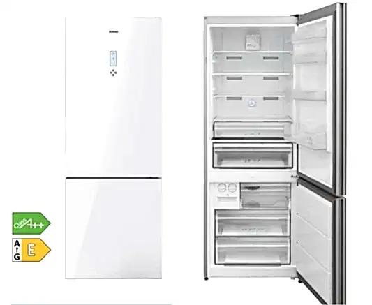 Ocean A++ Enerji Sınıfı NoFrost Kombi Buzdolabı Beyaz