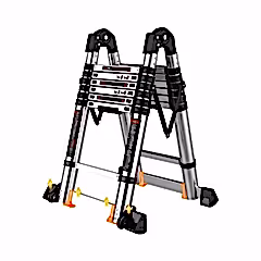 Alüminyum 5+5 Basamaklı 3.2 Metre Teleskopik A Tipi Uzayan Merdiven