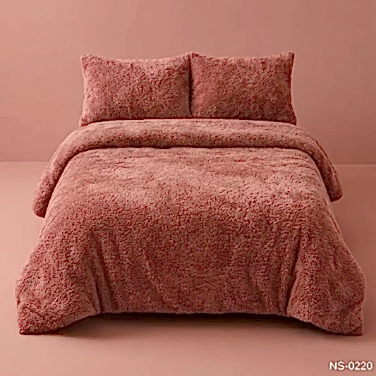 Orkide Welsoft Çift Kişilik Nevresim Takımı Gül Kurusu