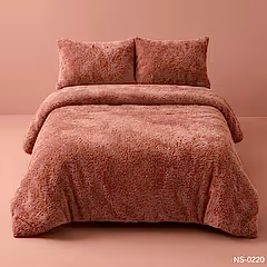 Orkide Welsoft Çift Kişilik Nevresim Takımı Gül Kurusu