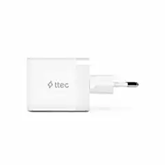 Ttec SmartCharger Duo Pro 45W Seyahat Hızlı Şarj Aleti USB-C+USB-A