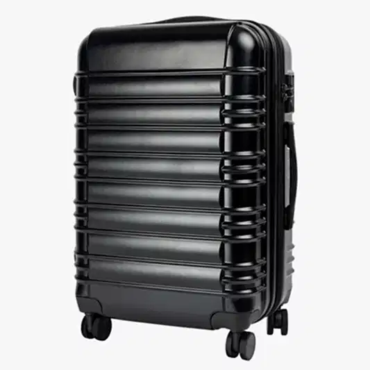 Sert Kasa Şifreli Tekerlekli Bavul Valiz Siyah 75x50 Cm Büyük Boy