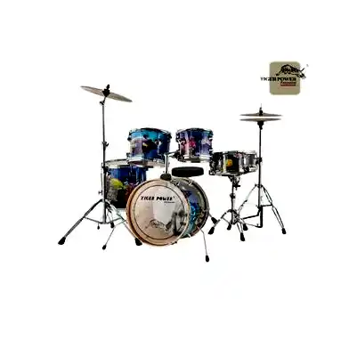 Tiger Power 5 Davul 2 Zil Bateri Davul Seti Aqua World