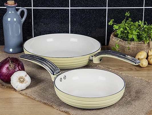 Swan Retro 2 Parça Tava Seti Krem