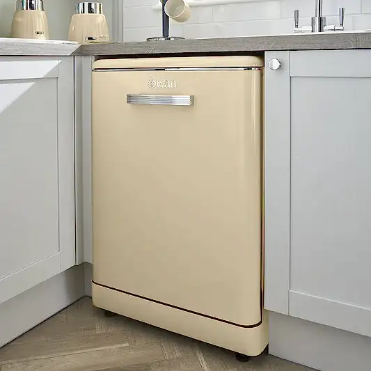 Swan Retro Bulaşık Makinesi Krem