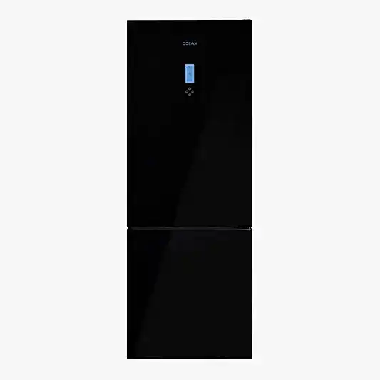 Ocean A+ Enerji Sınıf LED Aydınlatmalı Kombi Buzdolabı Siyah