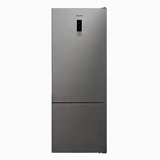 Ocean A+ Enerji Sınıfı LED Aydınlatmalı Kombi Buzdolabı Inox