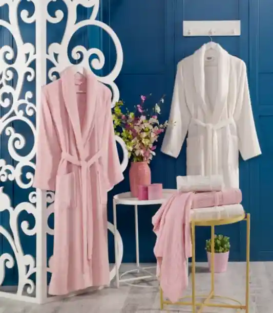 Julie Lena 6 Parça Aile Bornoz Seti