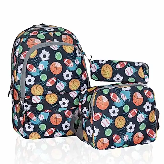 Top Dünyası Beslenmeli Kalemlikli 3 Parça İlkokul Sırt Çantası 40 cm