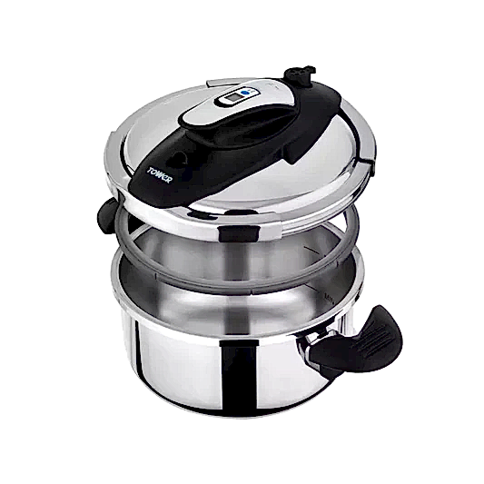 Tower OneTouch Ultima 4 L Paslanmaz Çelik Düdüklü Tencere