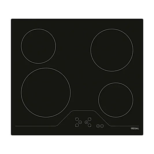 Regal Vitroseramik Ankastre Ocak Siyah