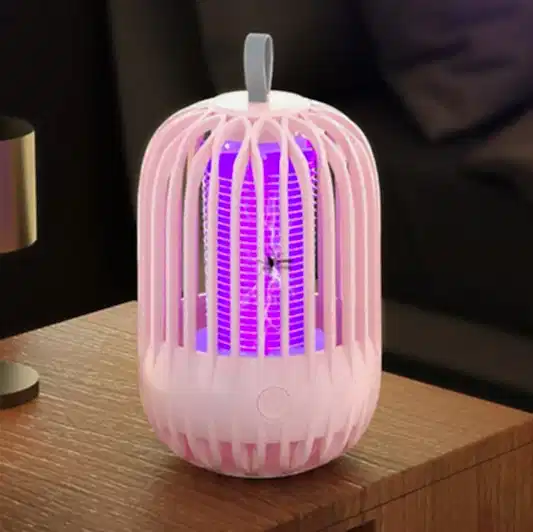 USB Bağlantılı 360° Sinek Tuzağı Lambası Pembe