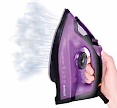 Newal Seramik Taban Ayarlanabilir Şok Buharlı Ütü