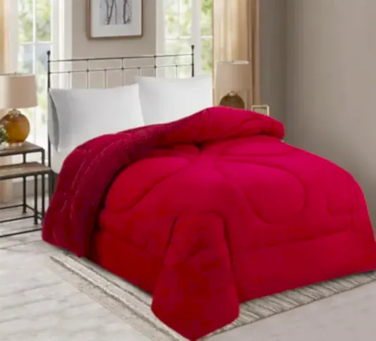 Orkide Welsoft Comforter Çift Kişilik Yorgan Kırmızı
