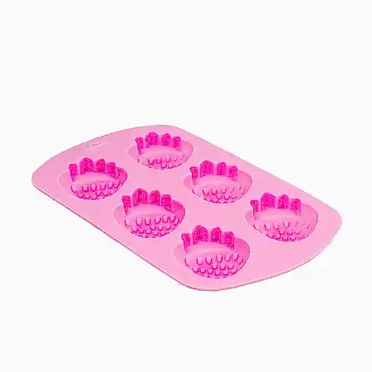 Silikon Çilek Buz Kalıbı Pembe