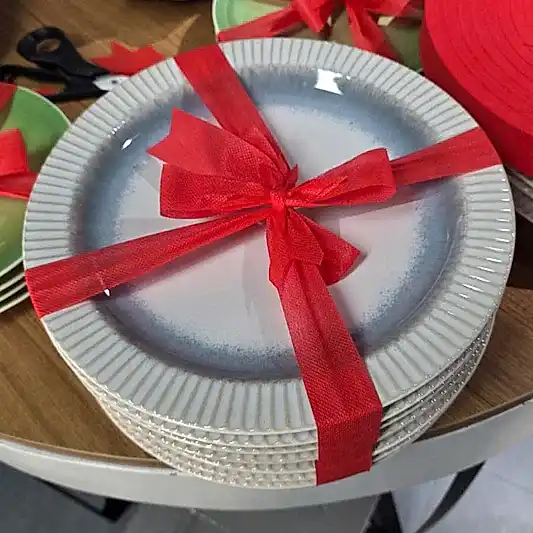 Dörtlü Yemek Servis Tabağı Seti