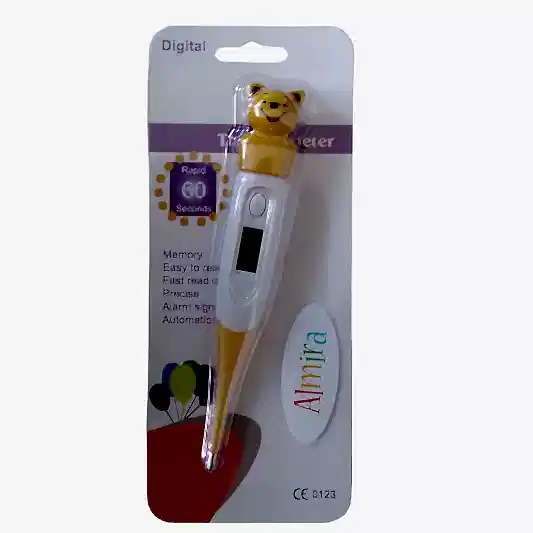 Winnie Figürlü Esnek Uçlu Dijital Ateş Ölçer