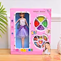 36 Parça Mücevher Kutulu Bebekli Oyuncak Seti