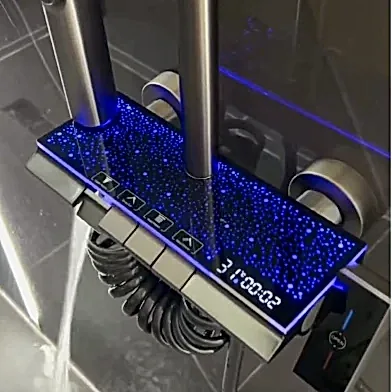 LED Ekranlı ve Dokunmatik Lüks Dijital Piyano Duş Paneli